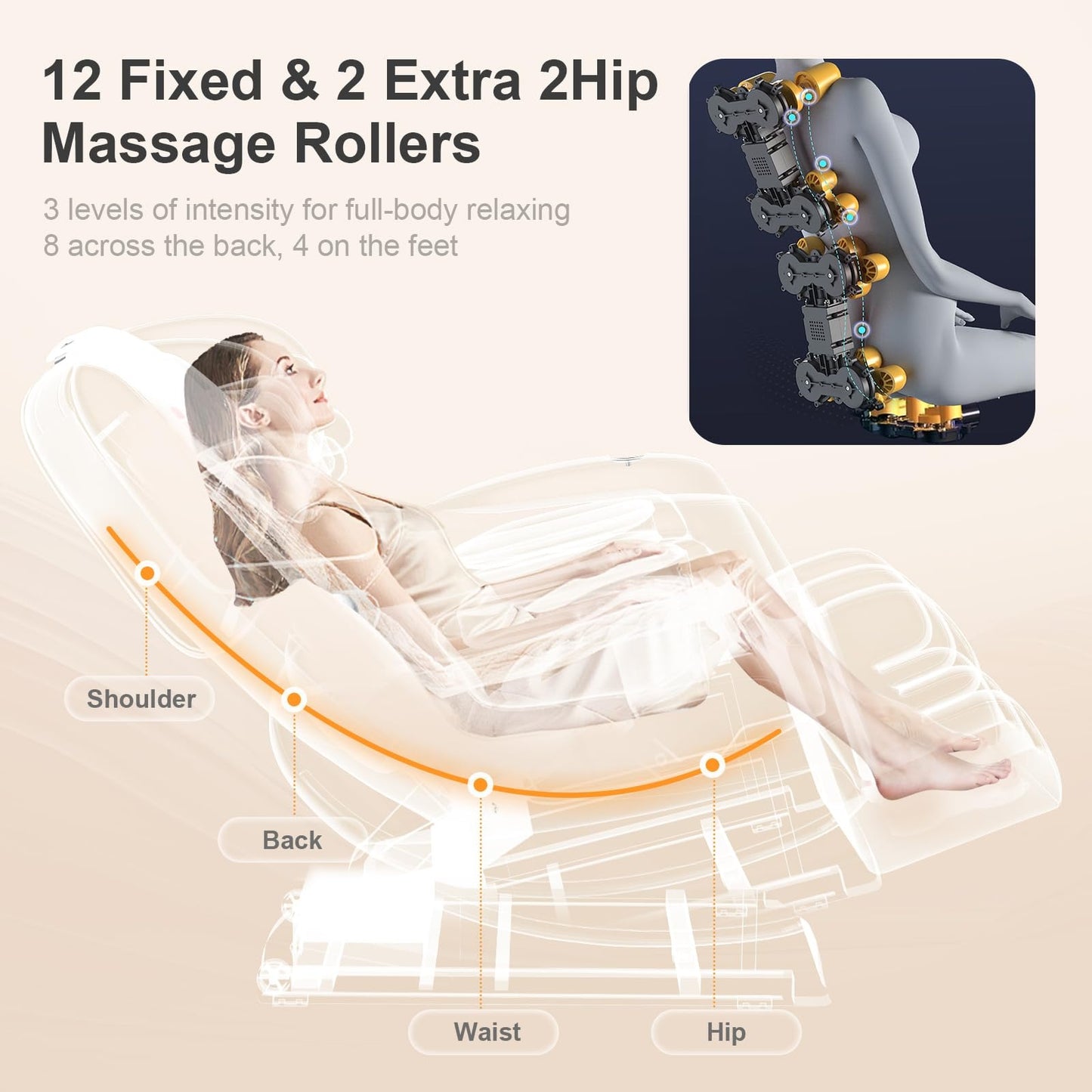Neck & Back Chair Massager